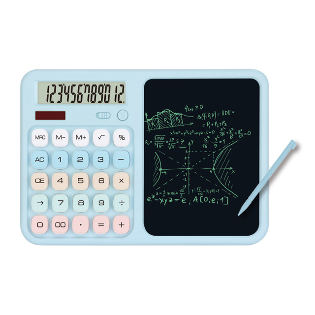 New dopamine fine handwriting multifunctional calculator writing board 2-in-1 calculator with writing board