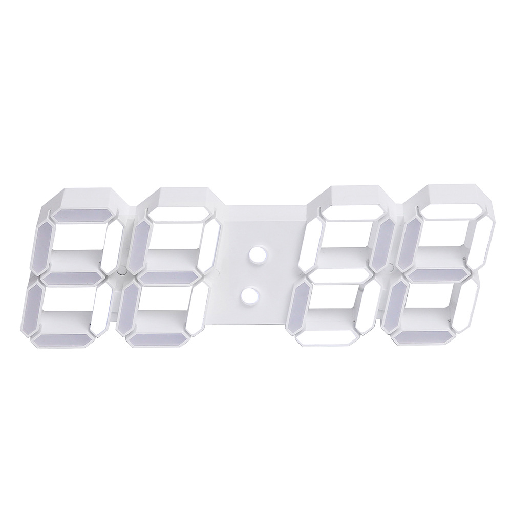 APP Smart WiFi Light Sensor Living Room Remote Control Clock Digital Wall Clock Electronic Clock 3D Clock Student Alarm Clock Countdown