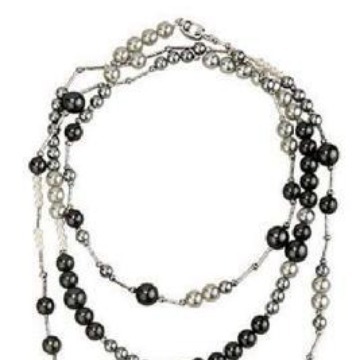 Tahitian Black Pearl Necklace Clavicle Chain Pendant Neck