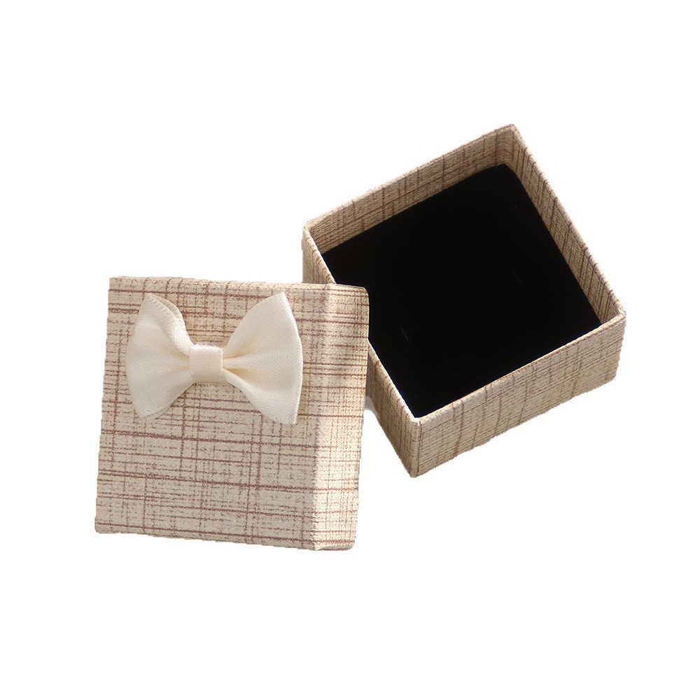 Jewelry Box Set Vintage Kraft Paper Gift Box Necklace Ring Bracelet Jewelry Box Flower Box