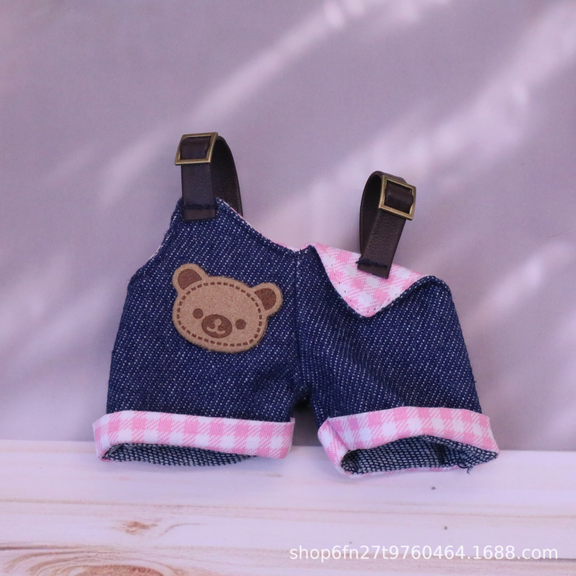 First second third generation Labubu doll clothes Labubu clothes vinyl doll hat glasses overalls set dress wear