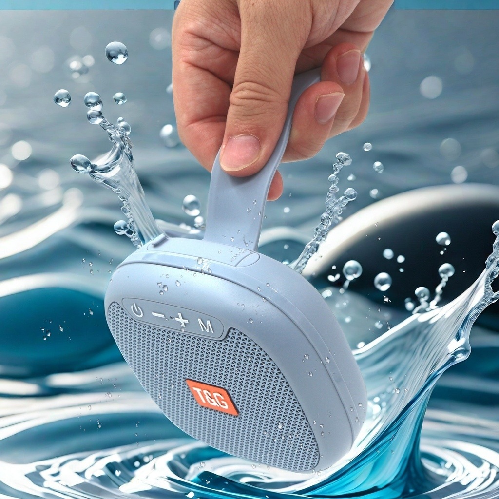 Cycling Speaker TG444 Bluetooth Speaker TWS Card Gift FM Radio Subwoofer Small Steel Cannon