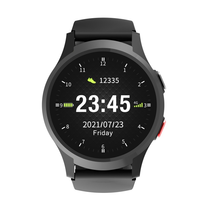 4G Full Netcom Round Dial Elderly Phone Smart Watch Heart Rate Blood Pressure Blood Oxygen Atrial Fibrillation Positioning Bracelet Anti-lost