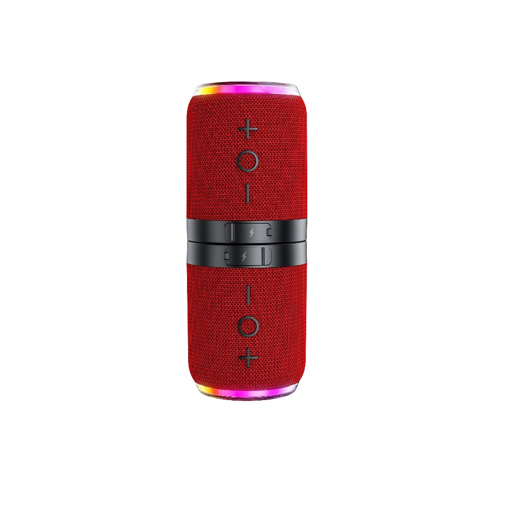 New magnetic two-in-one split portable Bluetooth speaker RGB fabric small speaker