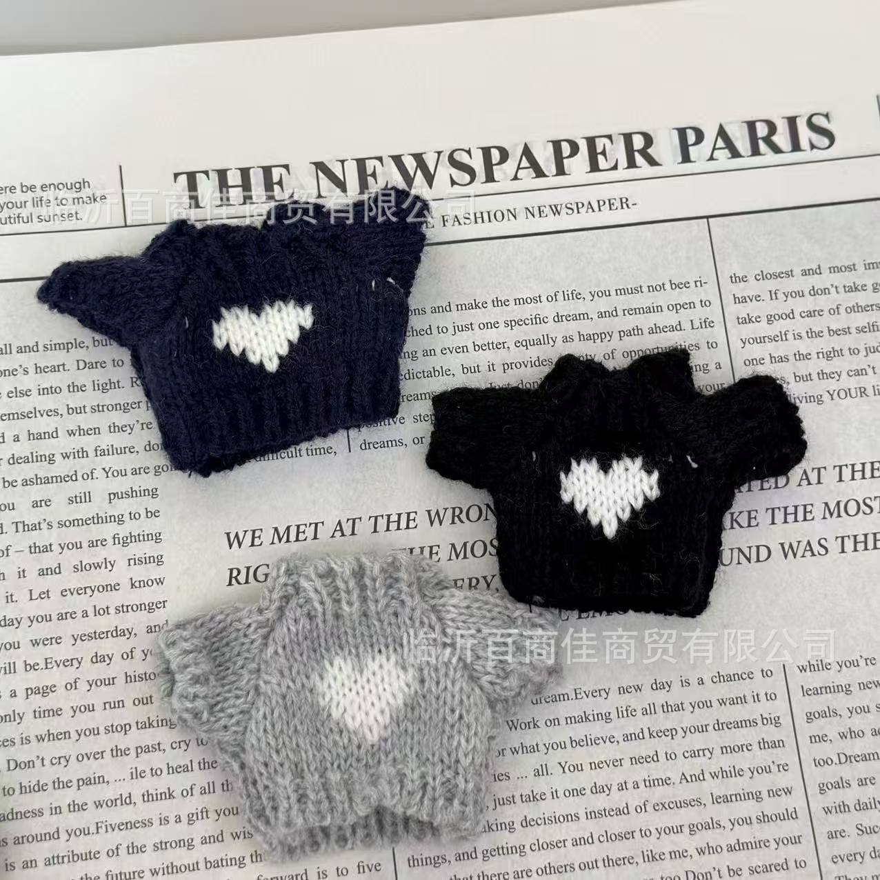 KT cat 14cm cotton doll clothing accessories labubu doll clothes West Highland Shirley Mei small sweater doll clothes
