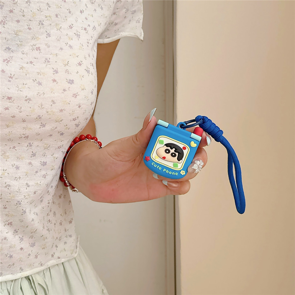 Flip phone cartoon compatible Apple watch Apple iwatch S11/10/9 protective case Ultra soft