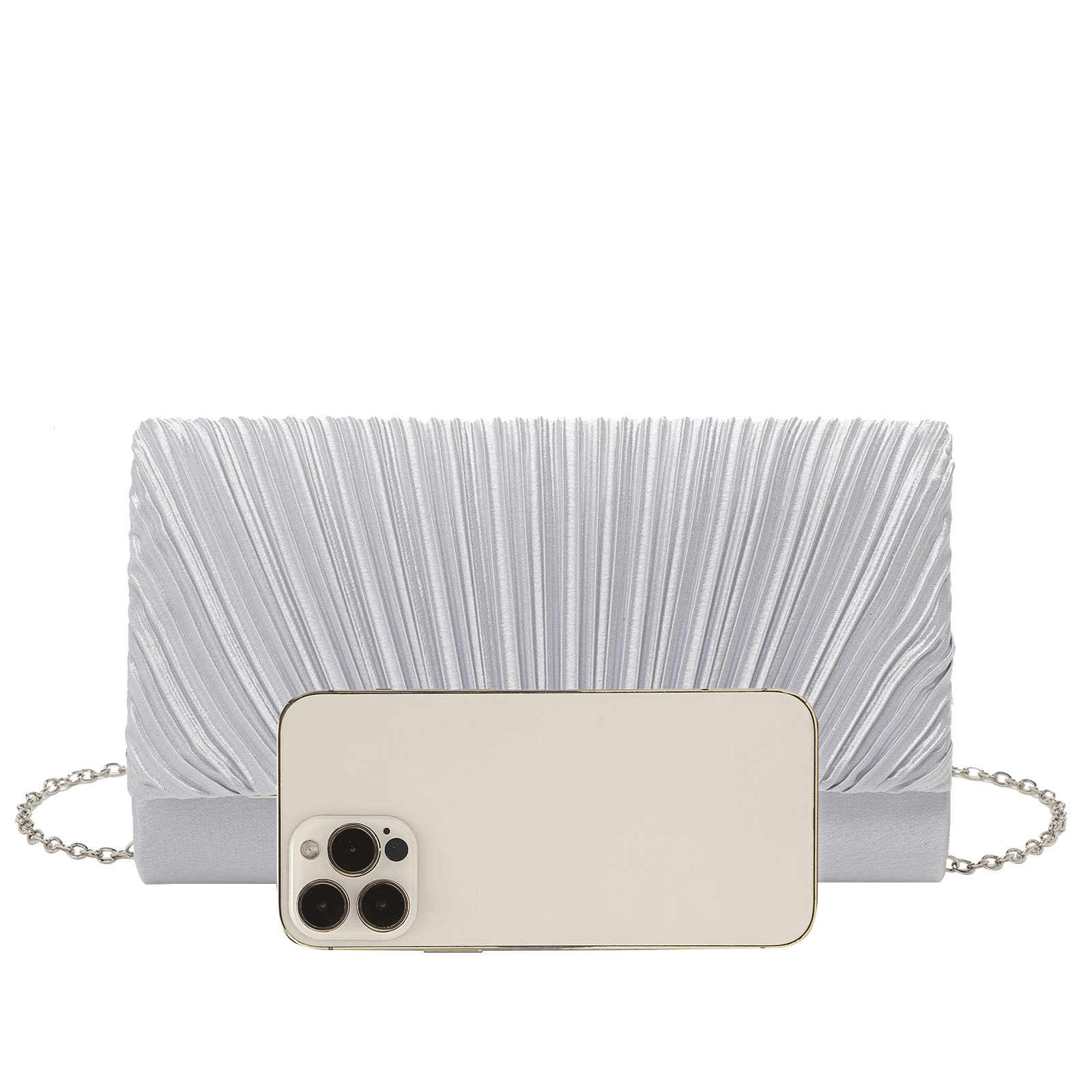 Evening Bag 2023 New Pleated Clutch Crossbody Chain Bag Socialite Banquet Bag Exclusive
