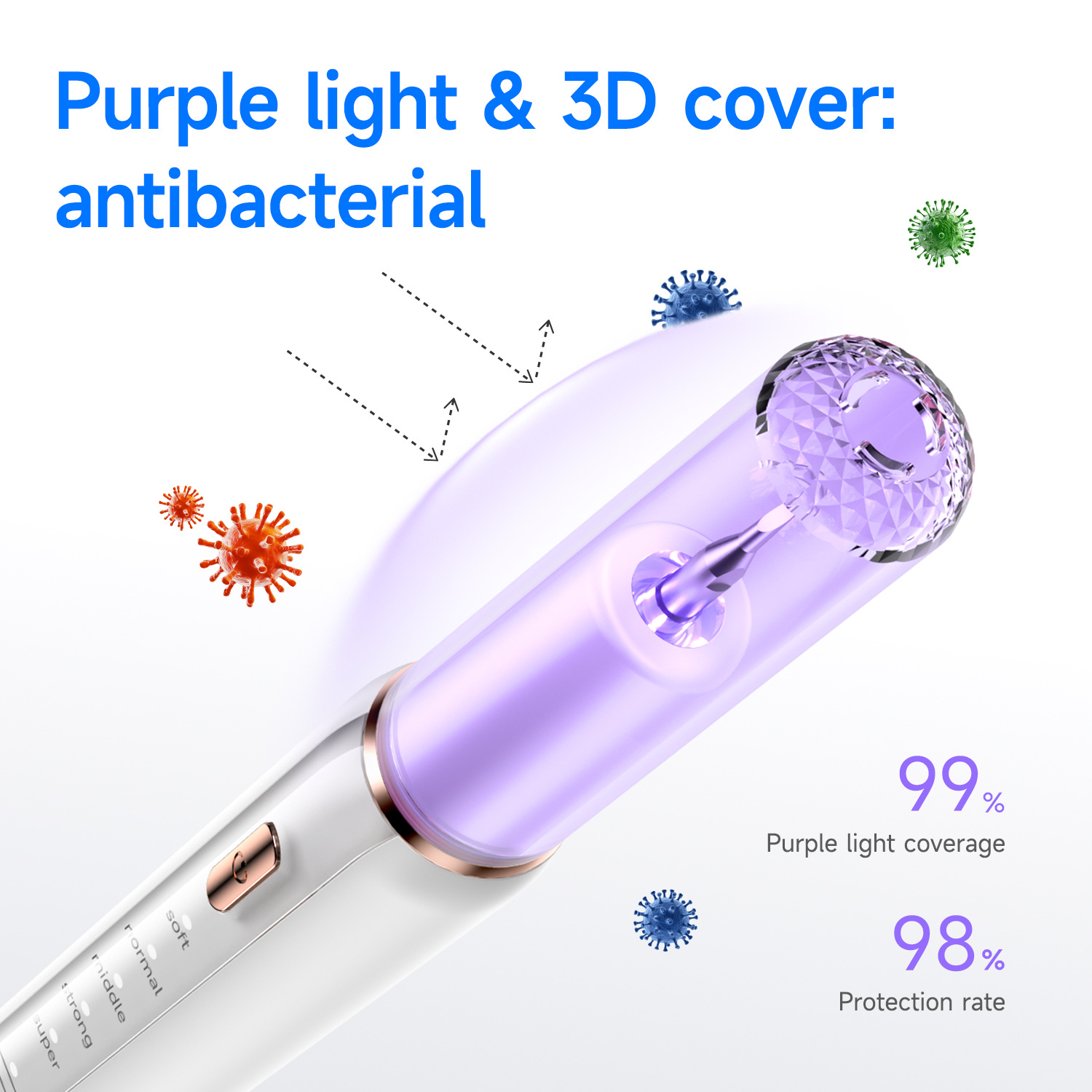 Teeth cleaner, removes tartar and plaque, water flosser, electric, Yue'er Wanwan ultrasonic tooth cleaner
