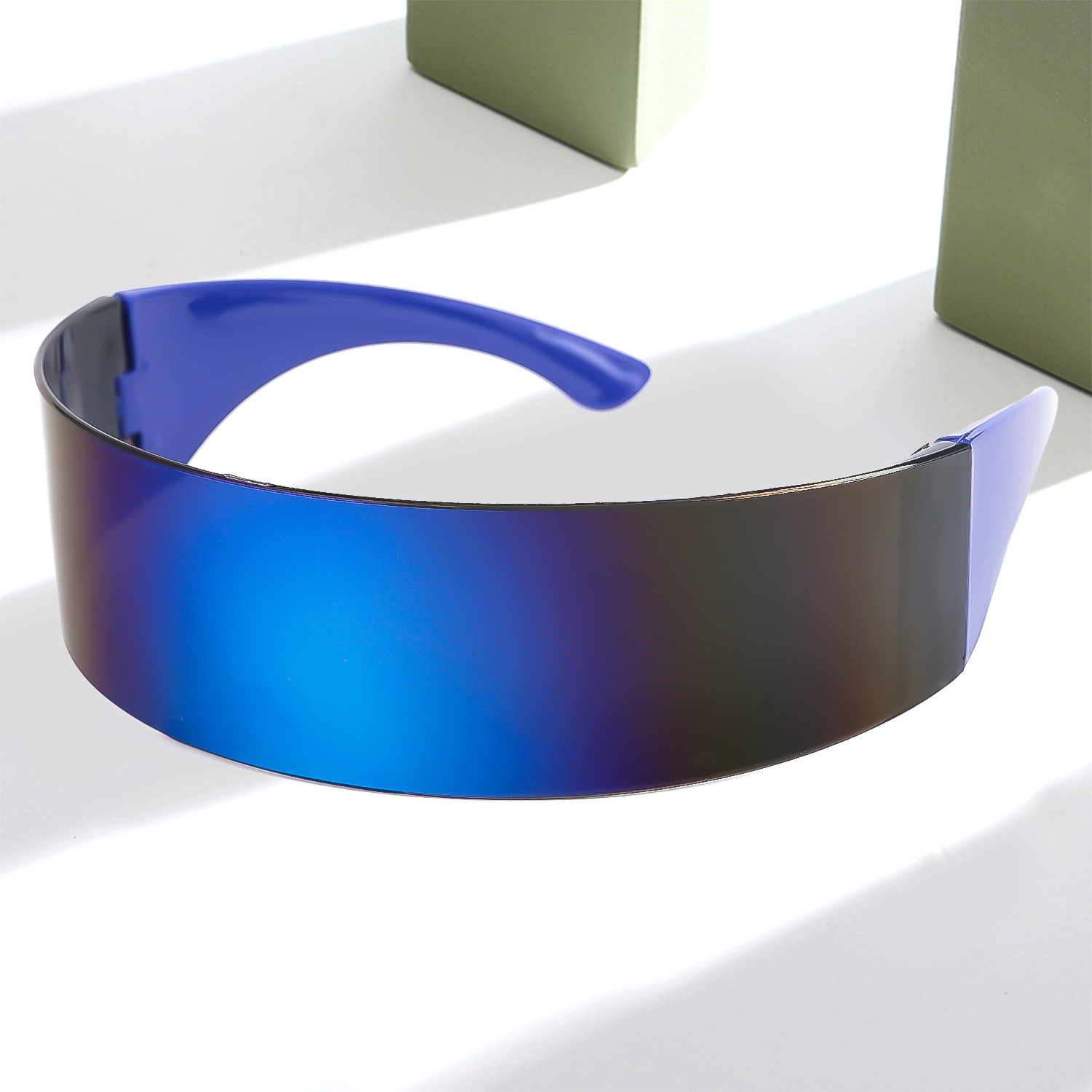 Headband Party Sunglasses, Party Sunglasses, One-Piece Mirror