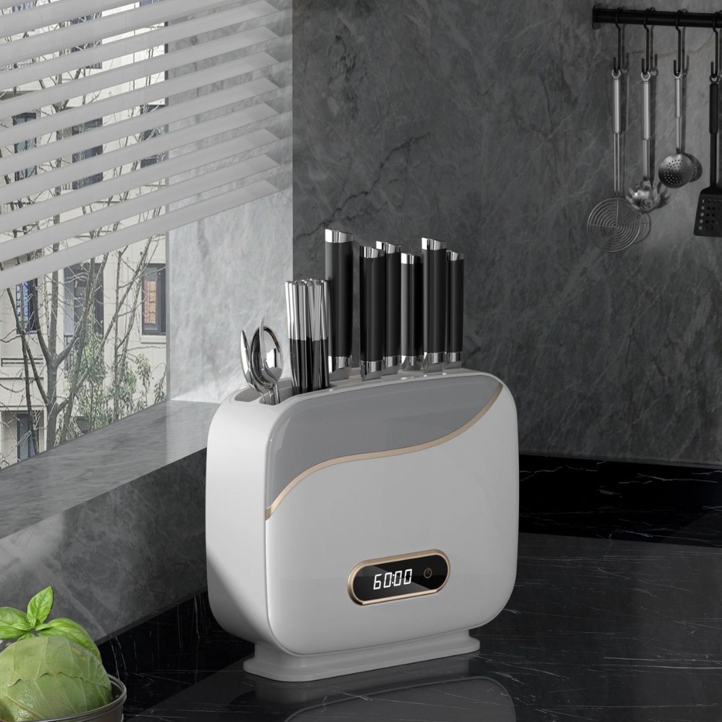 Wall-mounted sterilizing knife holder UV with drying knife chopstick storage sterilizer chopstick tube sterilization household