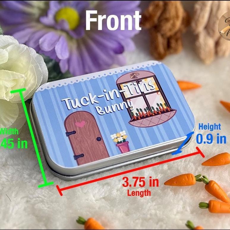 Bunny Plush Toy in a Tin Plush Mini Tin Box Bunny Mini Plush Toy Set Wholesale