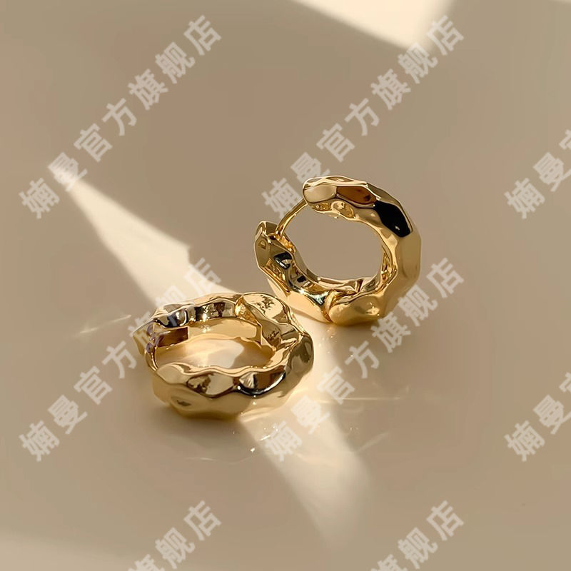 Earrings Women Metal Stud Earrings 925 Silver Needle Ear Accessories 2025 New