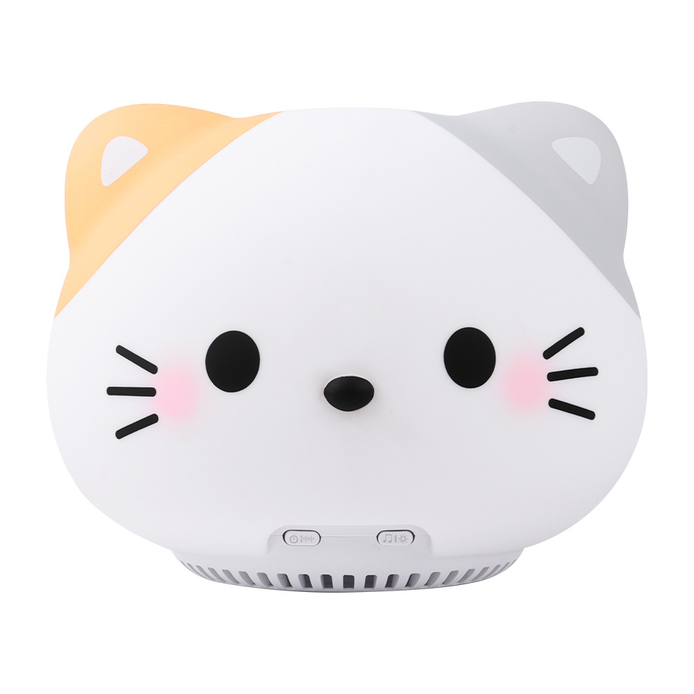Cat Night Light Tap Bedside Lamp Atmosphere Bedroom Charging Sleep Dormitory Cute Birthday Gift Bluetooth Speaker