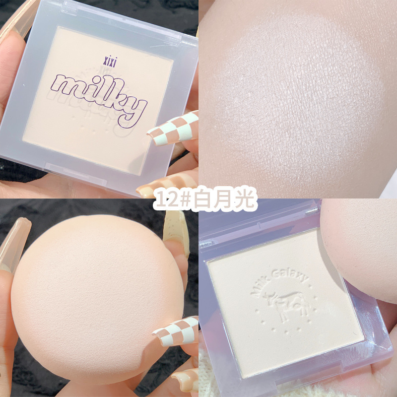 Makeup XIXI Milk Galaxy Soft Mist Blush Female Student Fair Price Gills Blue Gills Purple Matte Bean Sands Milk Tea Blush Plate