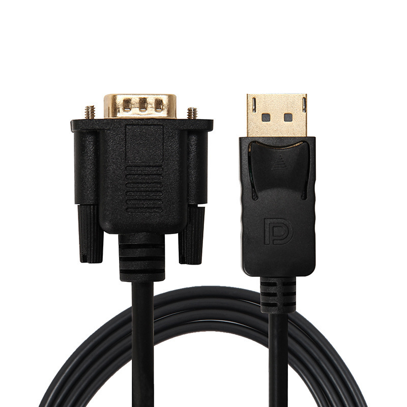 DP to VGA conversion cable 1.8m Displayport to VGA adapter cable DP to VGA cable 1.8m