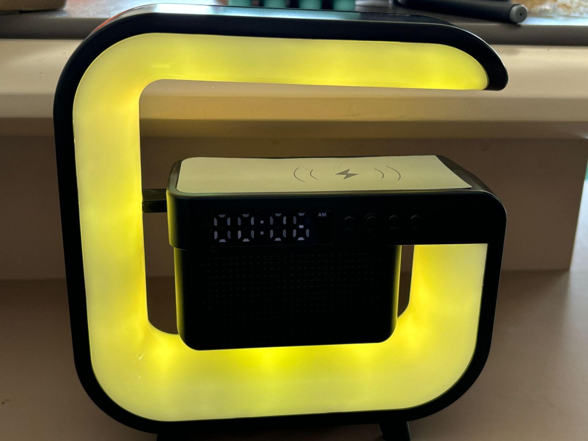 G3mini Bluetooth speaker wireless charging alarm clock atmosphere light multi-function wireless charging smart Bluetooth speaker