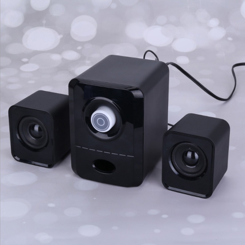 Phone Desktop Computer Notebook Desktop Wired Speaker USB Home 2.1 Stereo Subwoofer Speaker