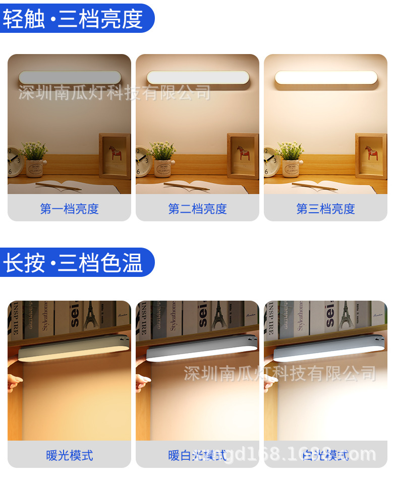 LED human body sensor night light emergency night light bedside lamp cool light closet light