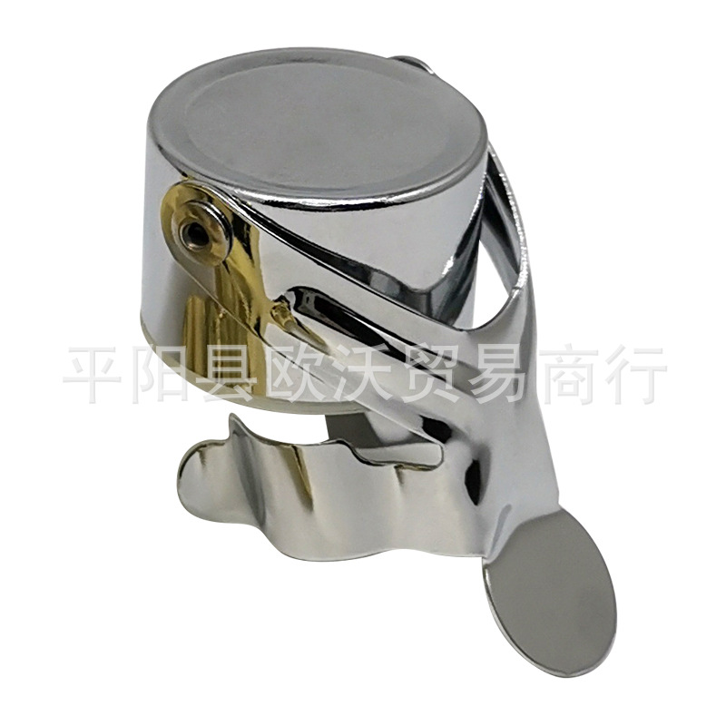 All metal wine stopper red wine stainless steel fresh-keeping stopper fresh-keeping champagne stopper leak-proof wine stopper silver wine stopper
