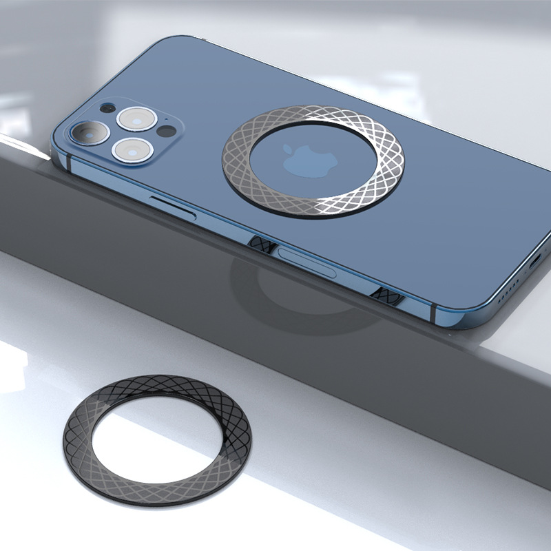 T12 wireless charger magnetic ring magnetic coil for Apple Huawei Samsung phone receiver magnetic sheet