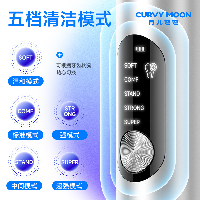 Yue'er Wanwan ultrasonic tooth cleaner, removes tartar and smoke stains, water flosser, whitening device, electric tooth cleaner, home ultrasonic tooth cleaner