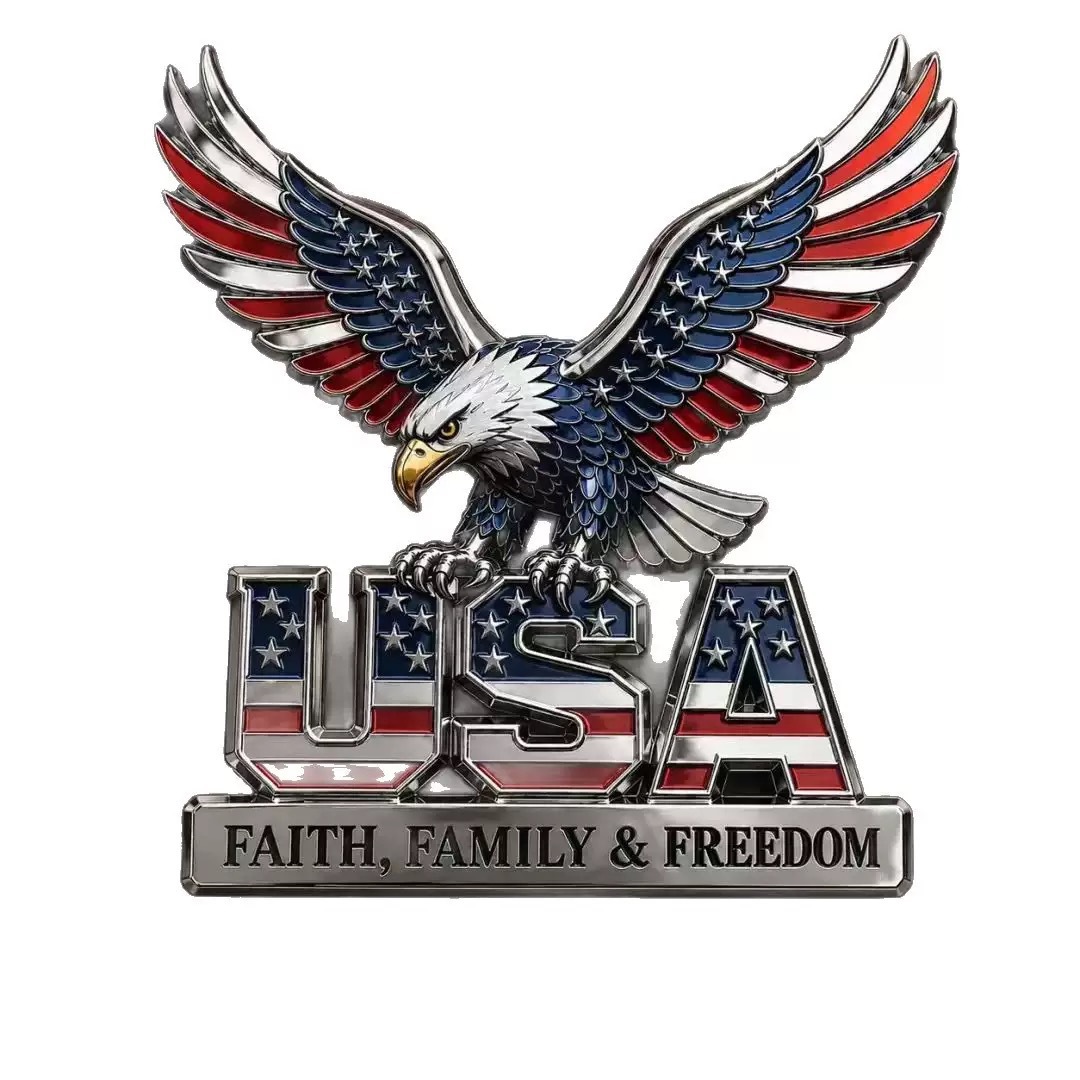 New USA Eagle Brand - Commemorative Metal Sign - 250th Anniversary Gift Garden Decoration