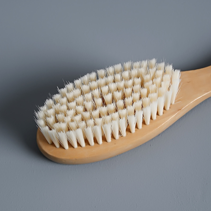 Solid wood soft-bristle shoe brush for washing shoes without damage, household shoe brush, multi-functional clothing brush, dedicated sports shoe brush