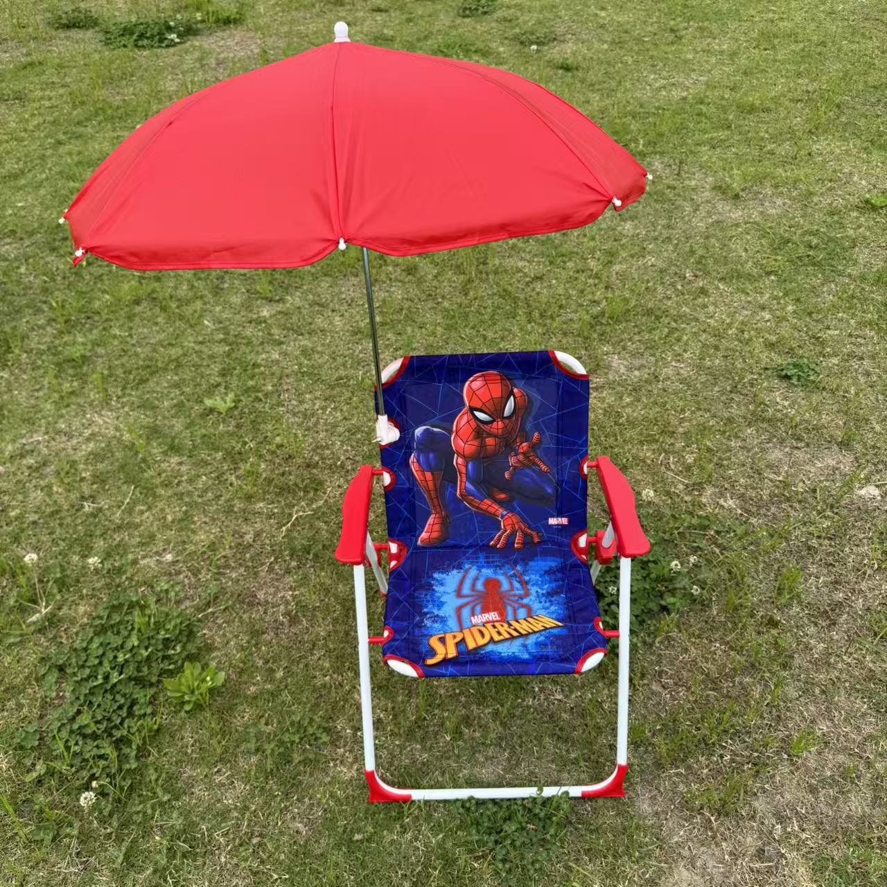 Disney baby photo seat stool, children's umbrella small chair cartoon infant board sunshade beach
