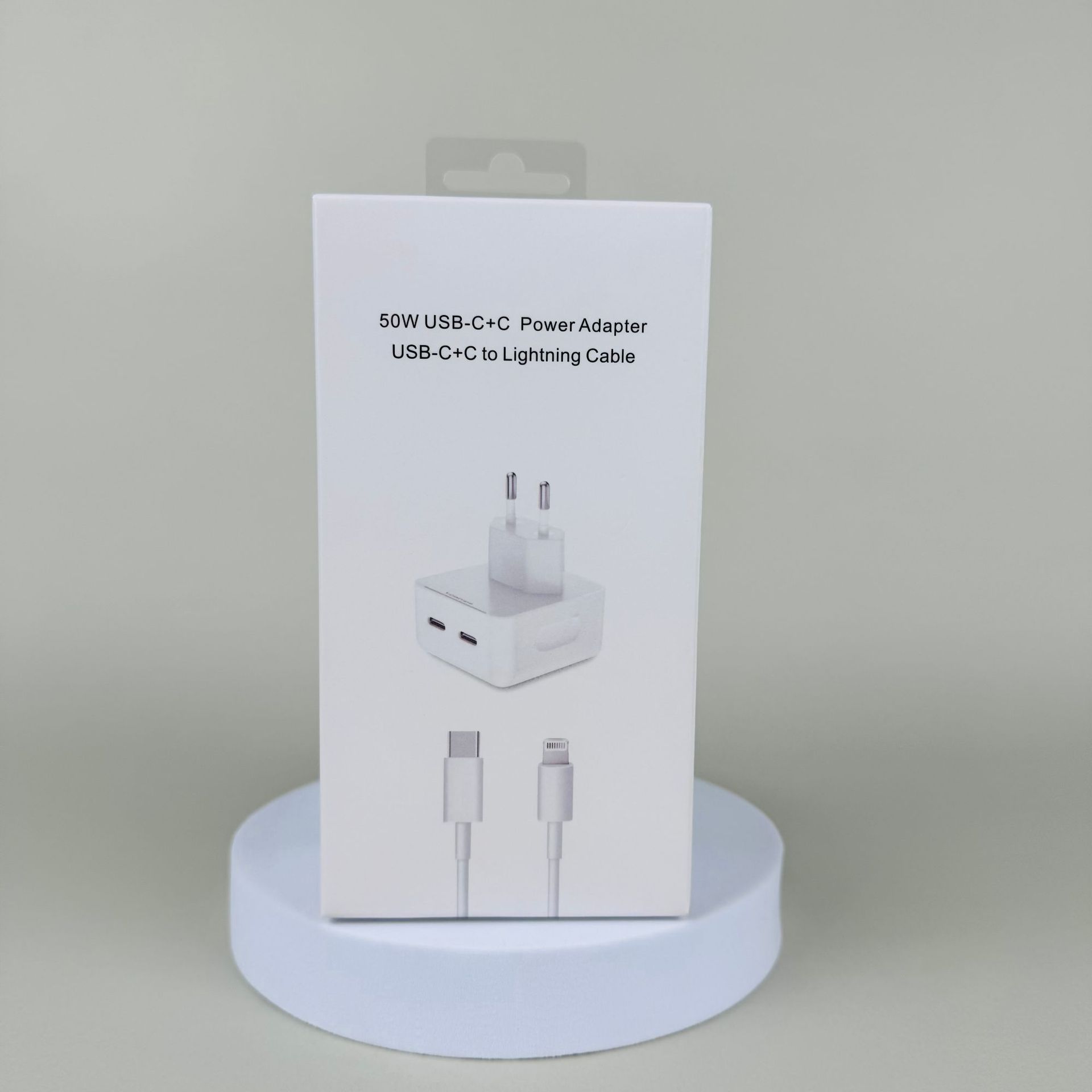 Applicable Apple Charger Mobile 35W European Standard Charging Head Dual Port PD50W British Standard Fast Charging Head Set