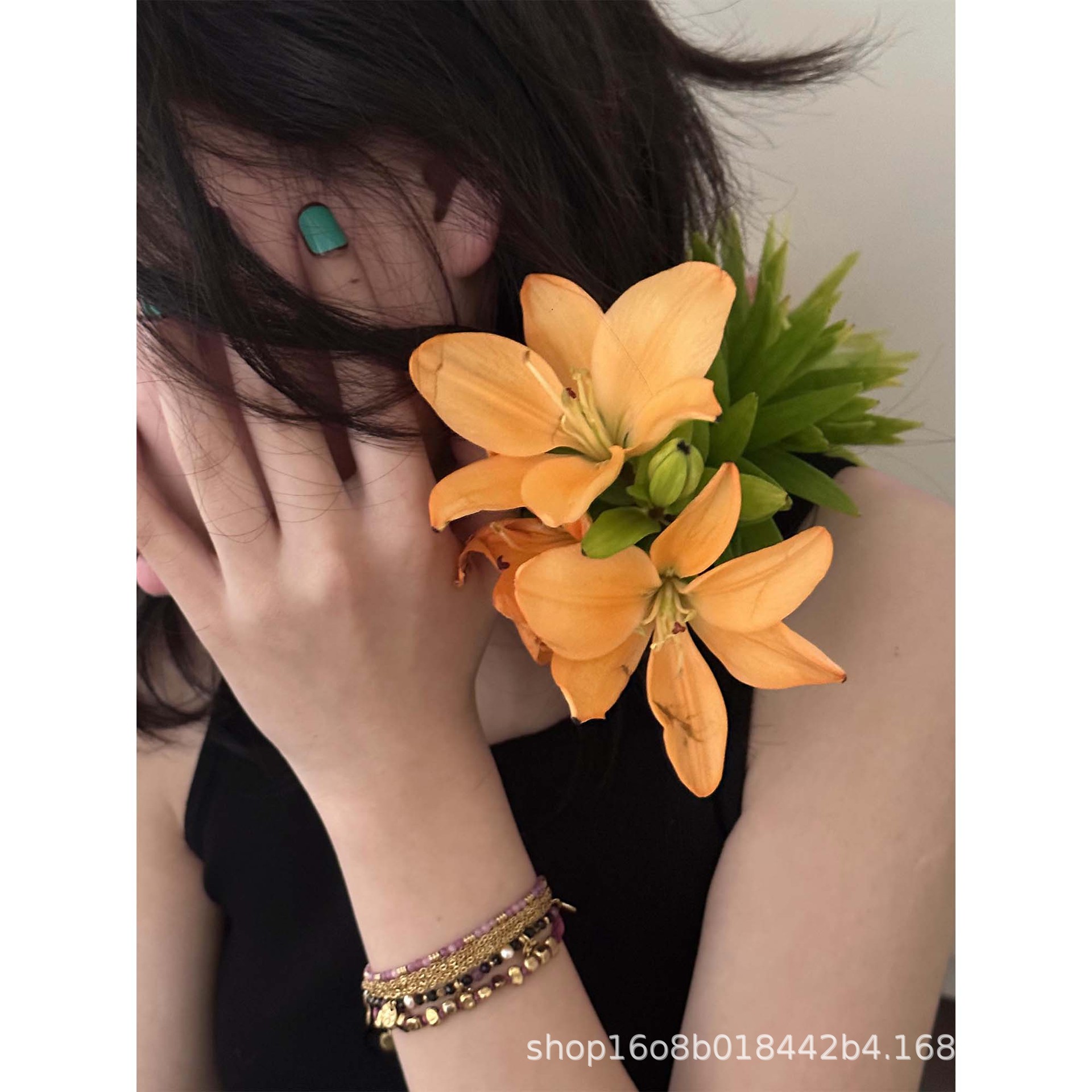 301 Spring Workshop Hand Woven Sweat Resistant Not Afraid of Fading Simple Color Matching Difficult to Make Bracelet m6-15