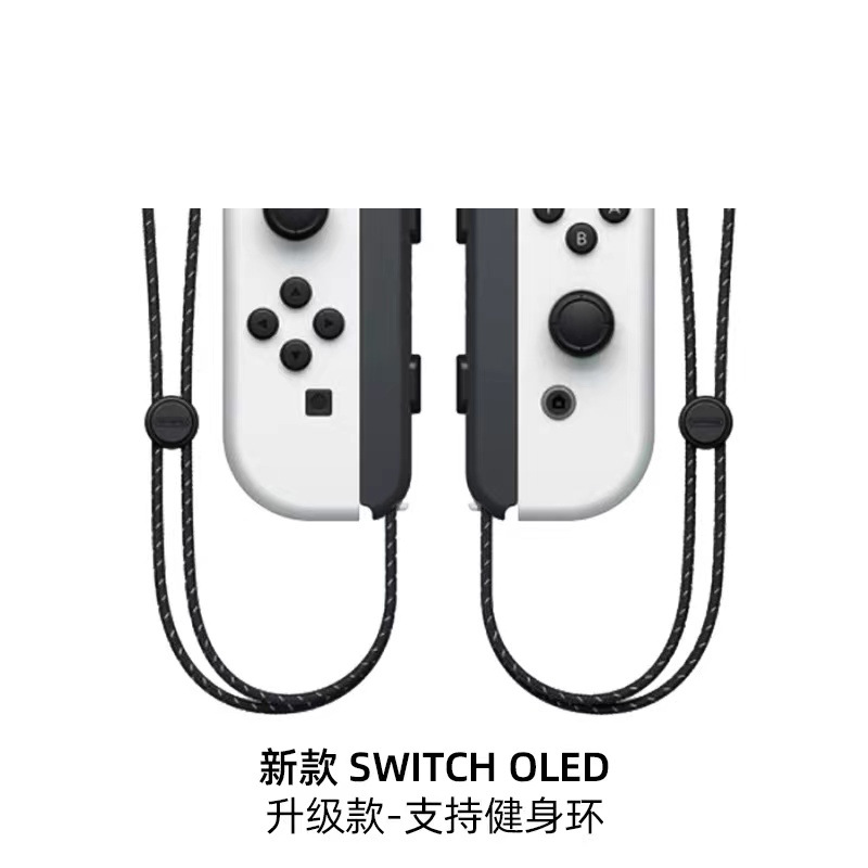 白色左右手柄支持健身环
