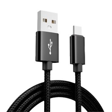 Nylon Data Cable for Apple Android USB Fast Charging Cable Customizable