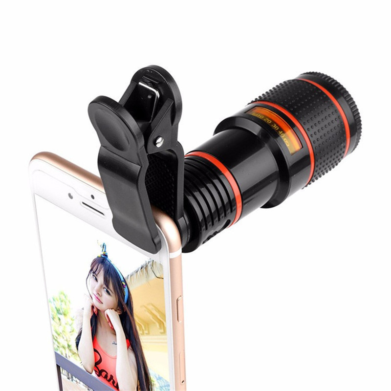 12X zoom telescopic phone lens universal 20x phone telephoto lens high-definition external photo lens
