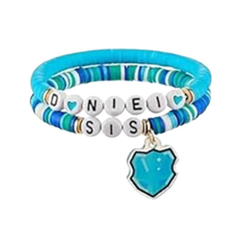 Concert Fan Peripheral Inspiration Friendship Polymer Clay Bracelet Shell Infinite Key Guardian Shield Keychain Accessory