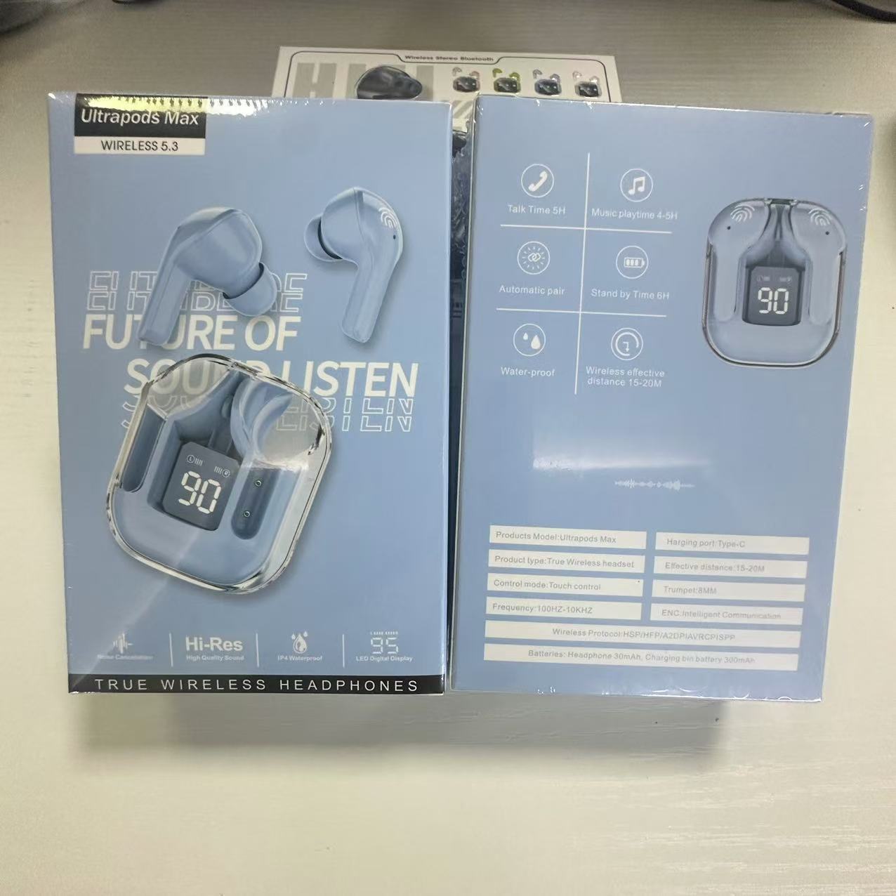 True Wireless New Bluetooth Earbuds In-ear Noise Reduction High Sound Quality Compatible with Apple Android All Gaming Digital Display