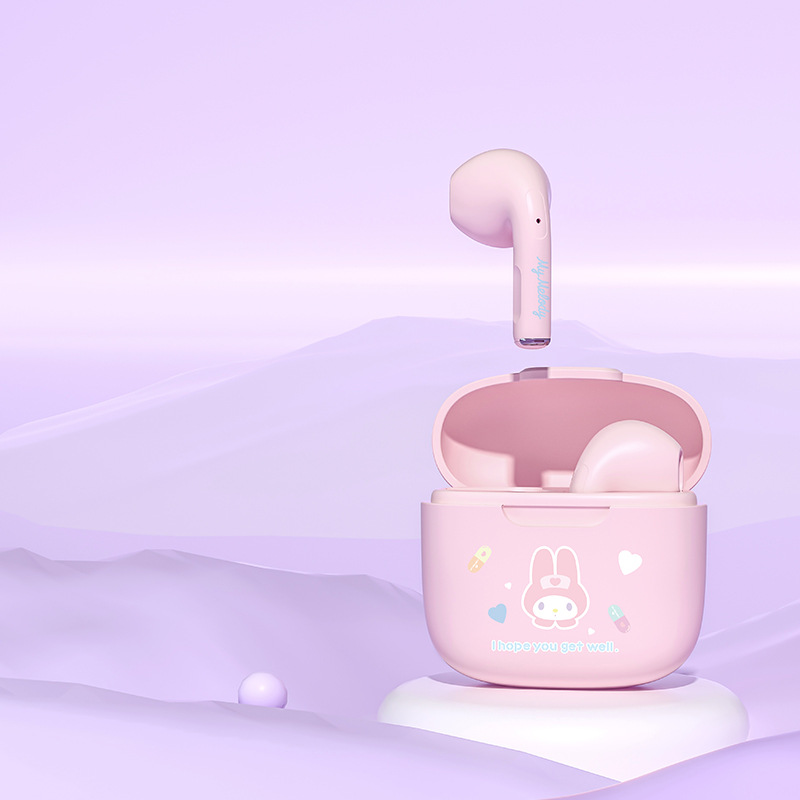 True Wireless Bluetooth Earphones Cartoon Sanrio In-Ear Super Long Standby Large Battery Earphones