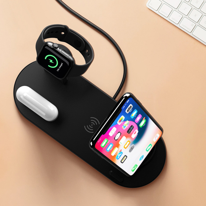 6-in-1 Wireless Charger Phone Wireless Charging Stand Watch Fast Charge 3-in-1 Wireless Charger