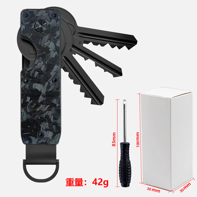 Metal Keychain Aluminum Alloy Key Clip Key Organizer Foreign Gift
