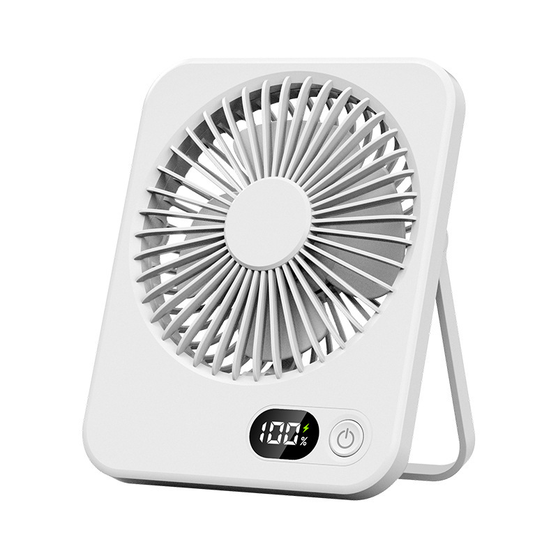 Desktop fan office desktop 2025 new small USB electric fan student dormitory long battery life baby stroller