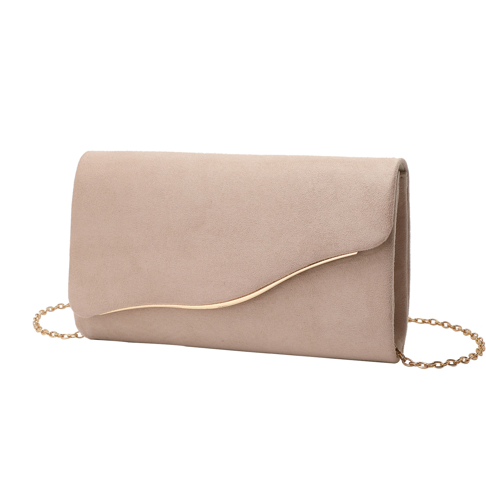 Women's Evening Bag Fresh Sweet Simple Clutch Bag Chain Shoulder Crossbody Bag Banquet Evening Dress Bag