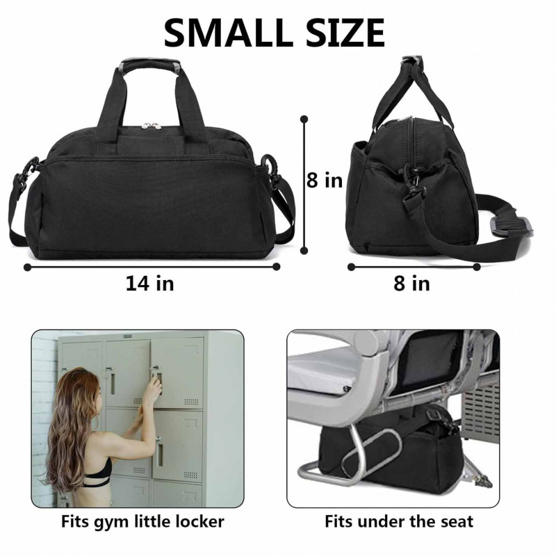 New Small Gym Bag Lightweight Portable Mini Luggage Bag Suitable for Travel Sports Crossbody Bag