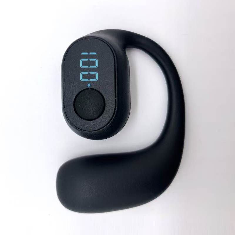 Ultra-long battery life open-ear OWS Bluetooth earphones with noise reduction, non-in-ear, digital display battery indicator, exclusive supply