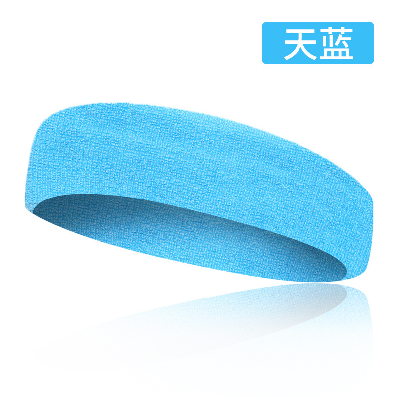 Sweat-absorbing sports headband, anti-sweat headband, yoga fitness running towel headband, basketball badminton unisex