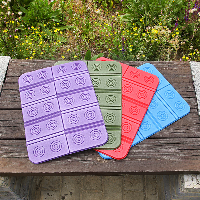 Outdoor 10-Fold XPE Foldable Cushion Ultra-Light Ultra-Small Portable Seat Cushion Elderly Park Butt Pad Washable