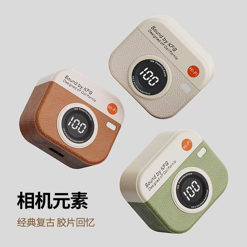 Q86 Wireless Bluetooth Headset Camera Large Digital Display In-ear Headset Sports Game Noise Reduction Ultra-long Standby