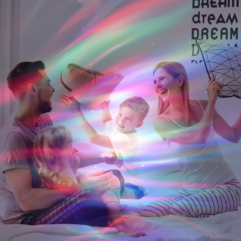 2021 New Bluetooth Speaker Moon Starry Sky Water Ripple Projection Light Laser Light Bedroom LED Projection Light
