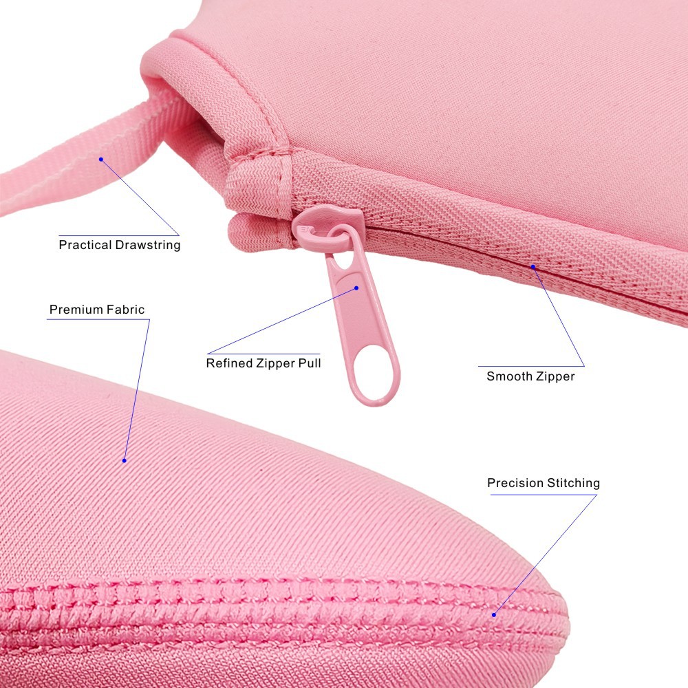 Pink pickleball paddle case, beach tennis racket bag, table tennis paddle bag, paddle protective cover, portable sun protection