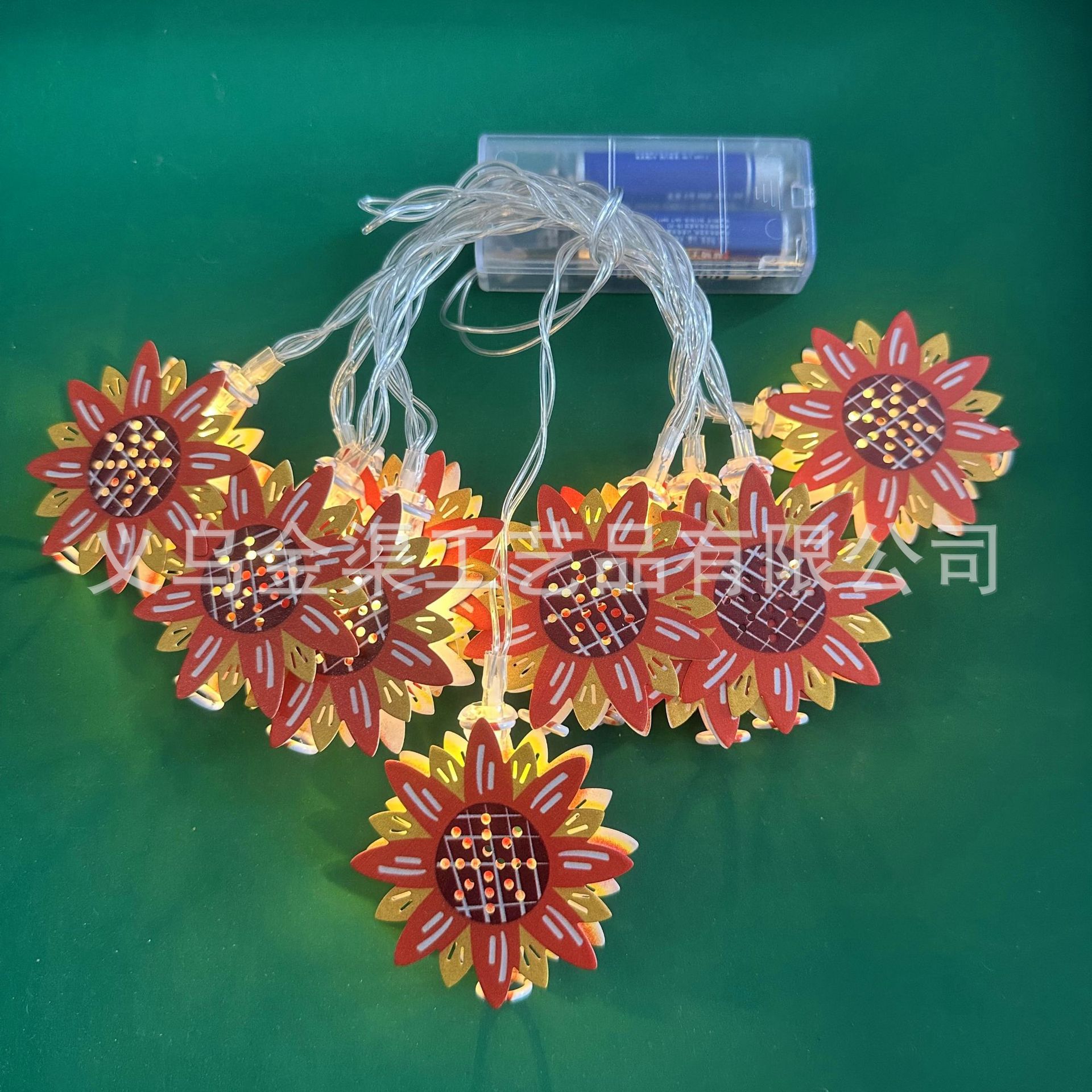LED Pumpkin Maple Leaf Turkey Squirrel Sunflower Light Hedgehog Ladybug Light String Harvest Thanksgiving Decorative Lights