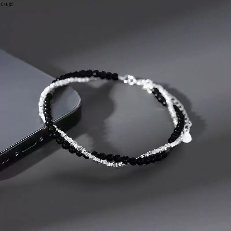 Silver Fragment Bracelet Men's Niche Girlfriend Bracelet Sweet Exquisite Jewelry