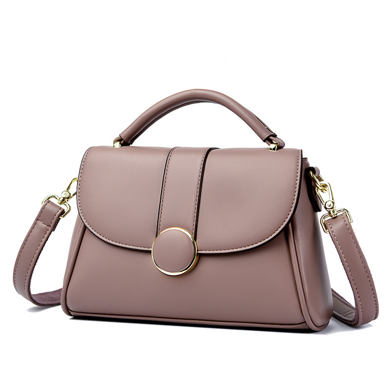 Department Store Handbag 2025 New Handbag Large Capacity Simple Soft Leather Shoulder Crossbody Bag